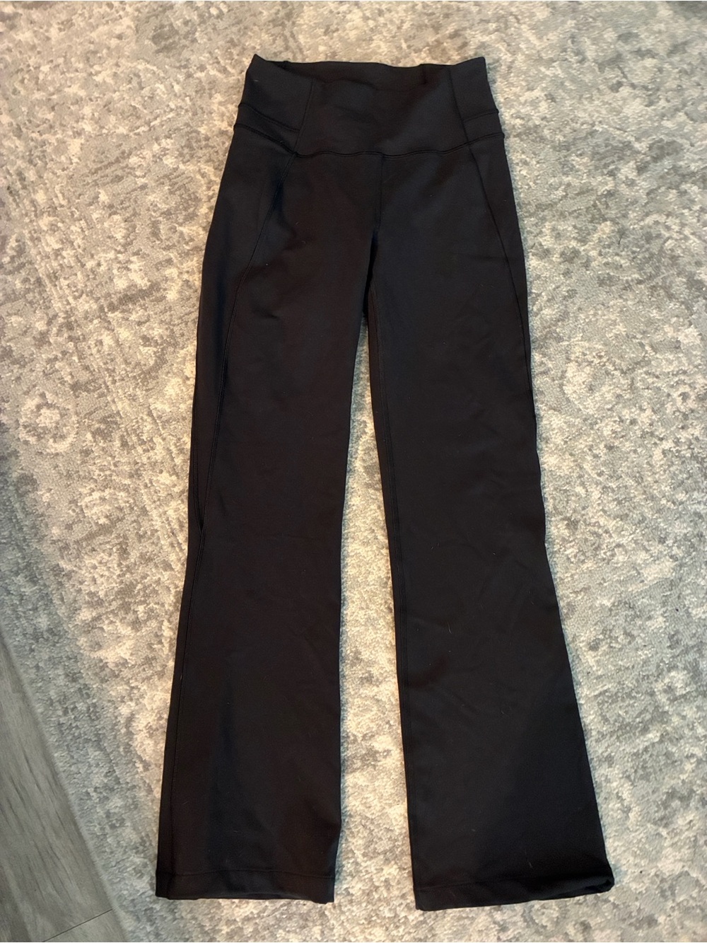 lululemon athletica Black Boot-Cut Yoga Pants
